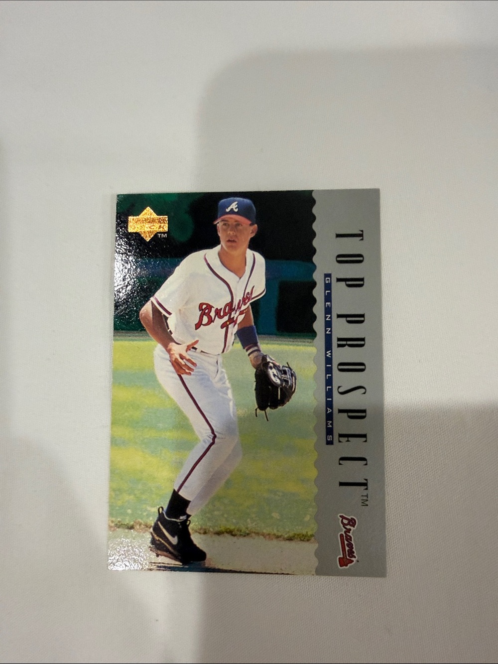 1995 Upper Deck Electric Diamond Silver Glenn Williams Atlanta Braves #7